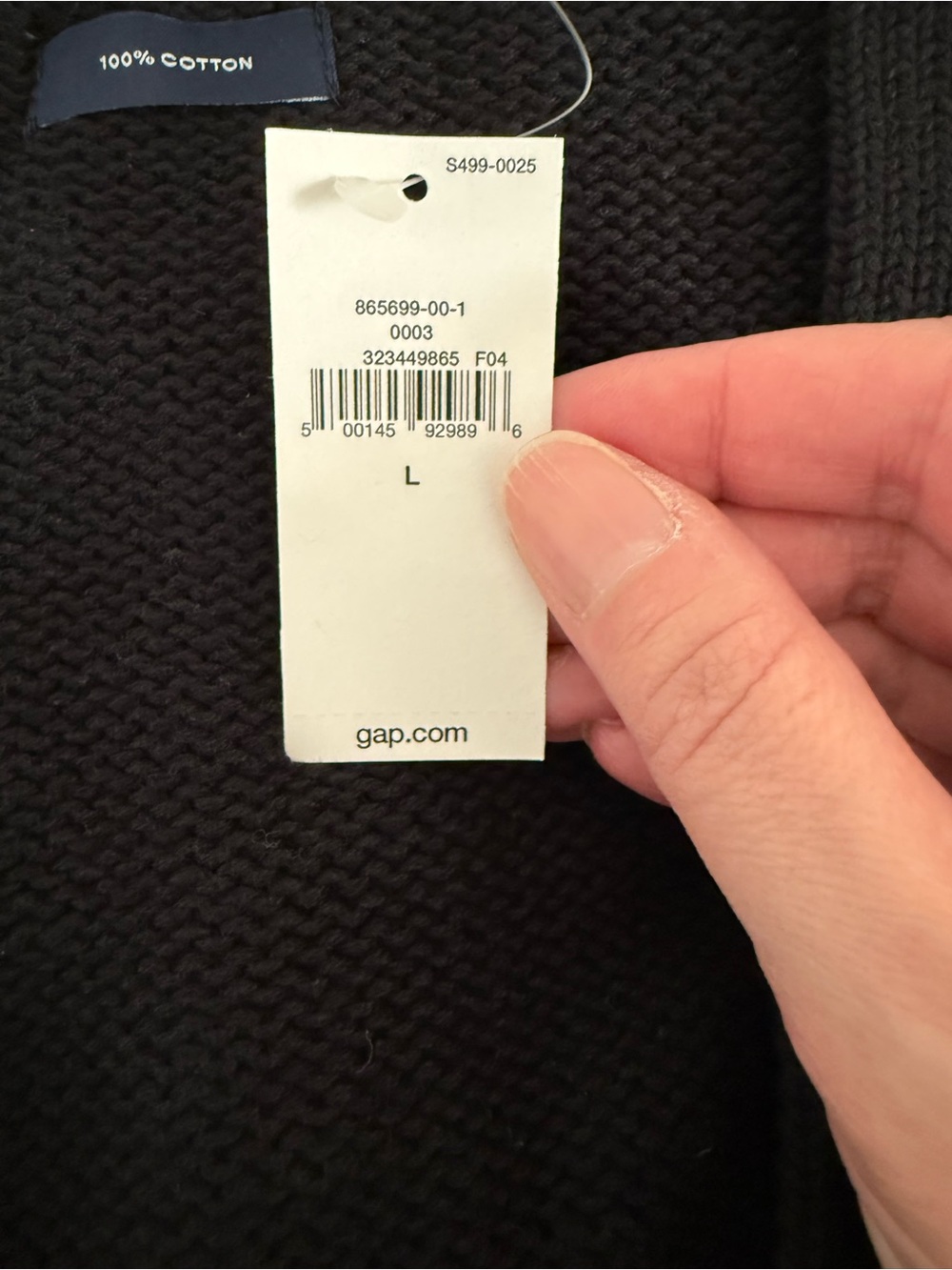 GAP cotton boyfriend cardigan - Picture 3 of 5